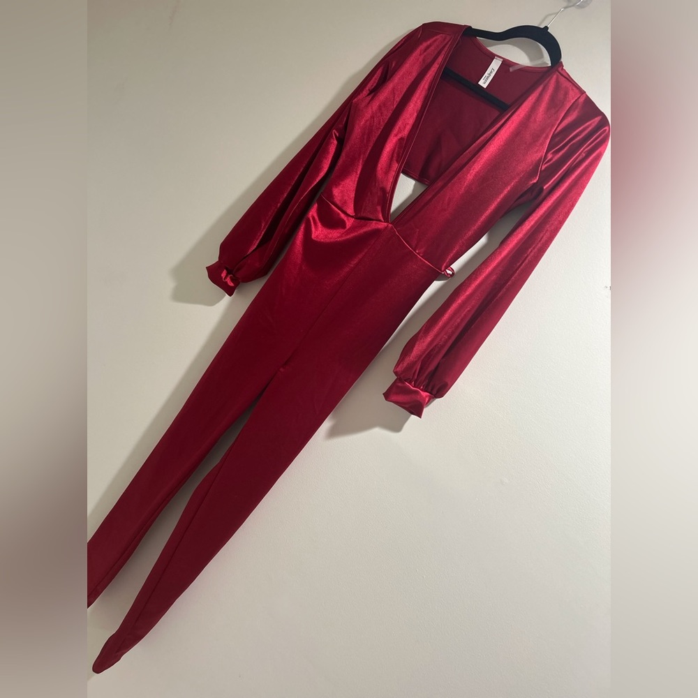 Burgundy Jumpsuit